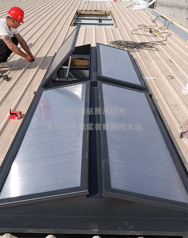 兰州王老吉生产车间共和排烟天窗